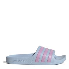 adidas Adilette Aqua Slide Boys Glow/Blue/Lilac