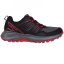 Karrimor Caracal Mens Trail Running Shoes Black/Grey/Red