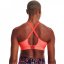 Under Armour Womens Infinity Mid Covered Sports Bra Tangerine/Red