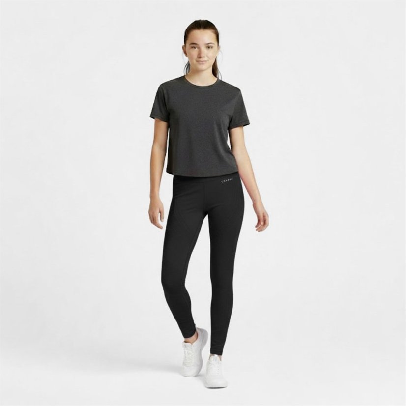 USA Pro Seamless Tight Junior Black