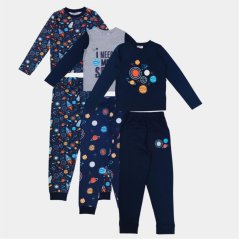 Star Kids' Cotton Gaming Relaxed Fit Long Sleeve Pyjama Sets Space