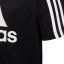 adidas Sereno Logo T Shirt Juniors Black/White