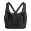 adidas Women's Collective Power Luxe High Support Medium Impact Sports Bra (Plus Size) Black