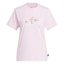 adidas Women's Elemental Floral T-Shirt Clear Pink