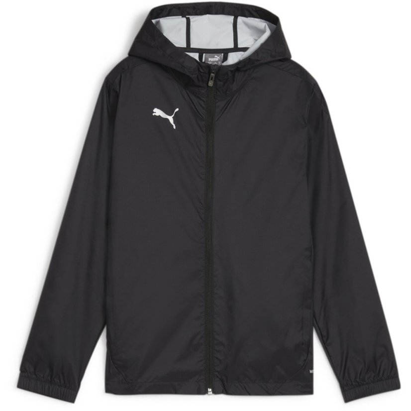 Puma Kids' Teamfinal Waterproof Rain Anorak Puma Black