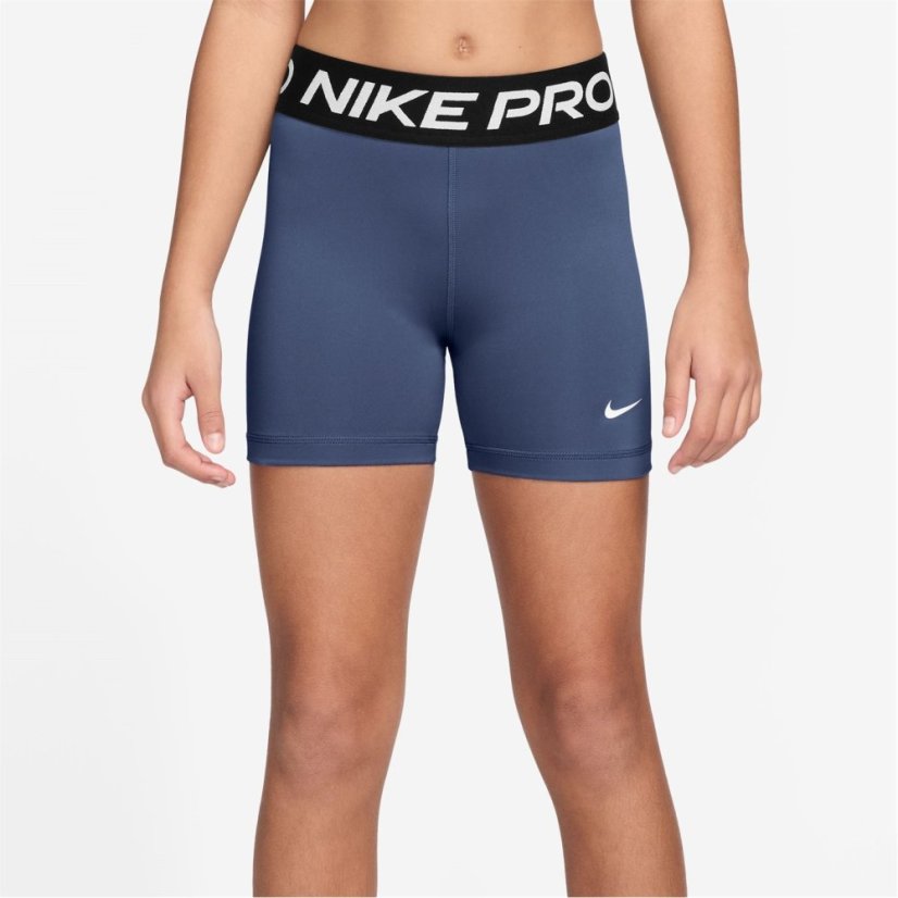Nike Pro Shorts Junior Girls Mystic Navy