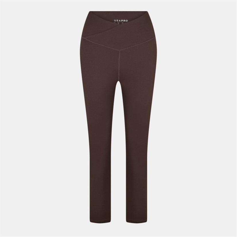 USA Pro Wrap Legging Womens Espresso