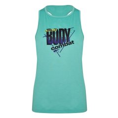 Reebok Women's Les Mills Bodycombat Activchill Graphic Performance Gym Vest Seclte