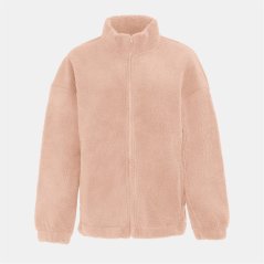 SoulCal Women's Soul Cal Full Zip Long Sleeve Sherpa Jacket Pink