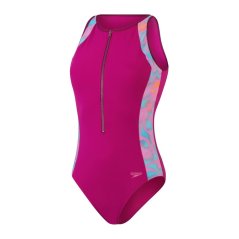 Speedo Women's One Piece Swimsuit Purple/Orange