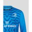 Castore Leinster Long Sleeve Rugby Training T Shirt 2023 2024 Mid Blue