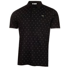 Calvin Klein Golf Men's Short Sleeve Performance Polo Shirt Black