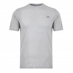 New Balance Athletic Short Sleeve Running T-Shirt Grey