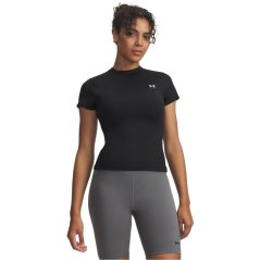 Under Armour Womens Motion Short Sleeve Performance Gym Top Black