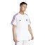 adidas France Essentials 3-Stripes pánske tričko White