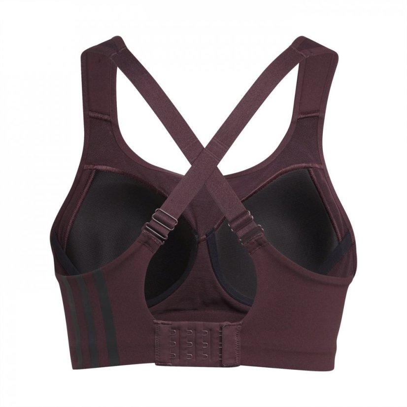 adidas TLRD Impact Training High-Support Bra Womens Shdw Maroon