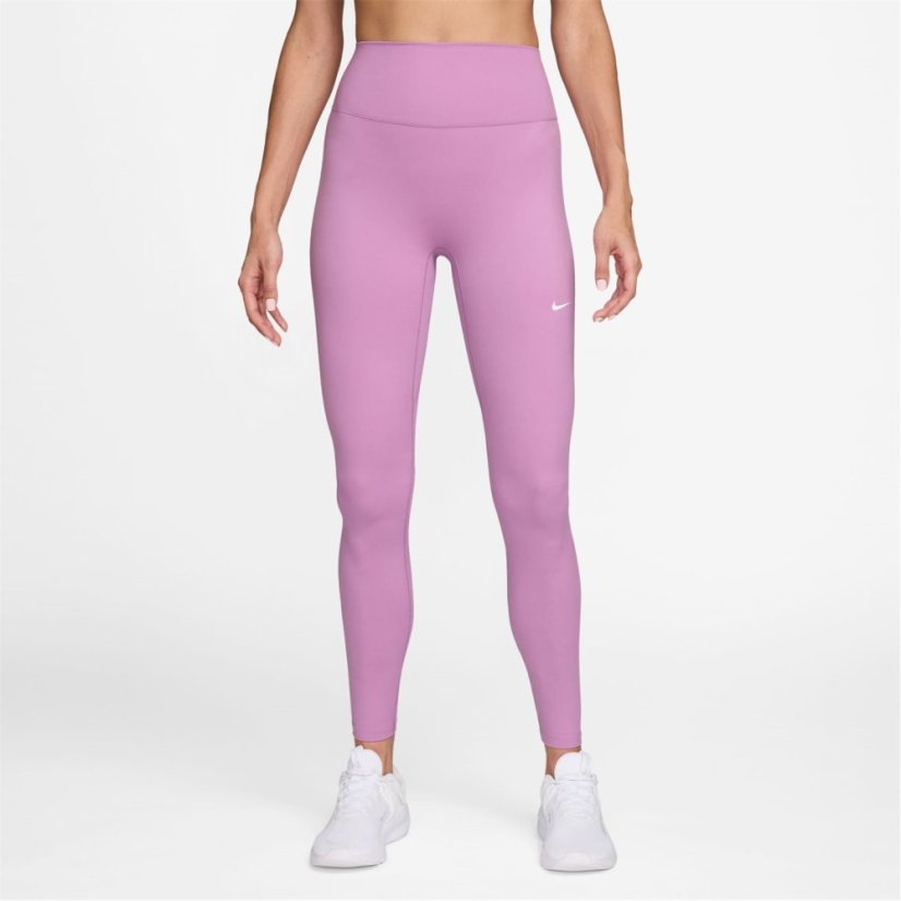 Nike One Seamless Front High-Waisted Leggings Womens Light Magenta