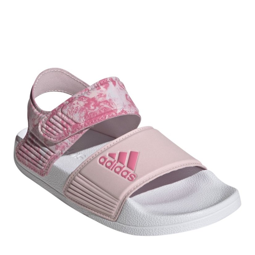 adidas Adilette Sandal K Sliders Unisex Kids Clear Pink/Wht