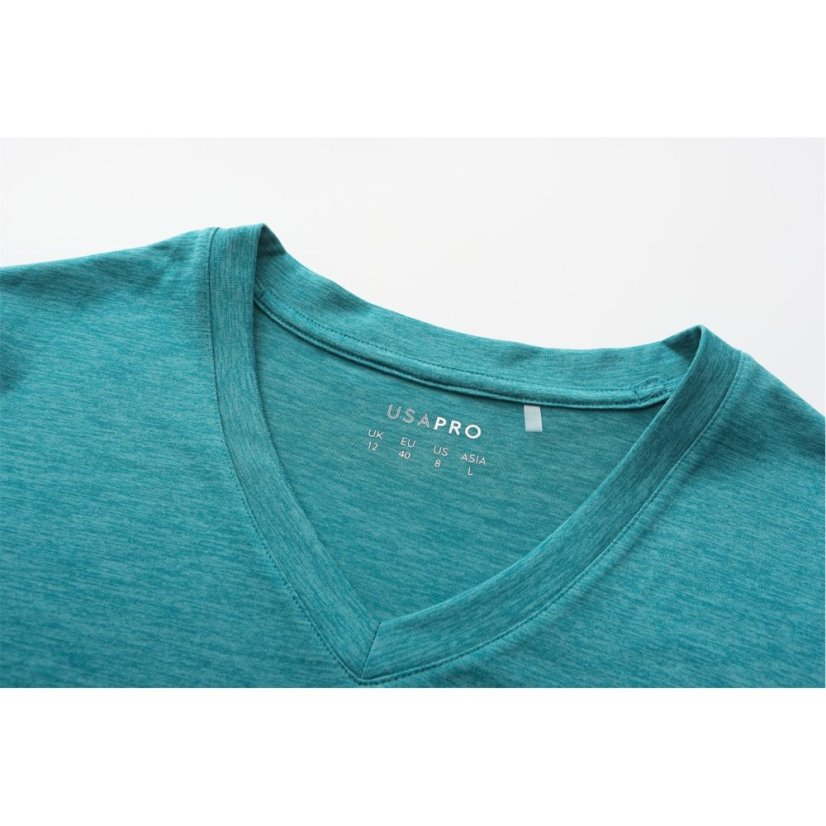 USA Pro The USA Pro Tech V Tee Ladies Teal