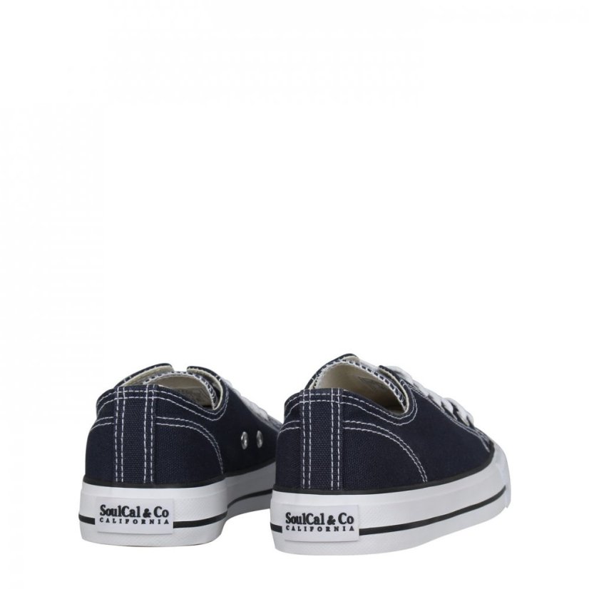 SoulCal Low Canvas Shoes Junior Navy