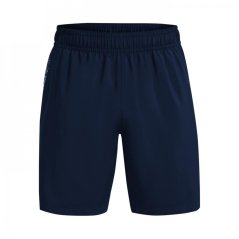Under Armour Armour Woven Graphic Shorts Mens Academy/White