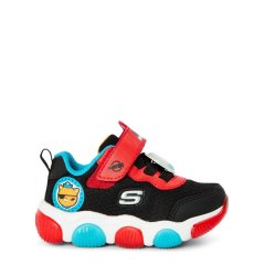 Skechers Unisex Kids' Casual Low-Top Trainers Black/Red