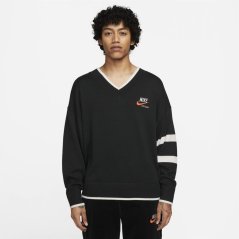 Nike Sportswear Trend Men'S Sweater Knitted Top Mens Blk/Sail/Orng