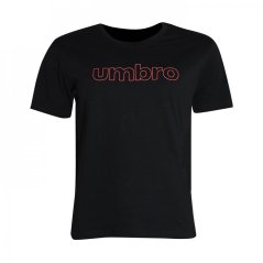 Umbro T Shirt Womens Black