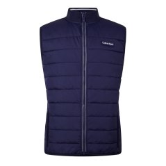 Calvin Klein Golf Baylor Creek Hybrid Full Zip Golf Gilet Mens Evening Blue