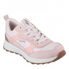 Skechers Sunny Street Low-Top Trainers Womens Light Pink