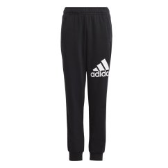 adidas Essentials Regular Fit Big Logo Cotton Joggers Black/White