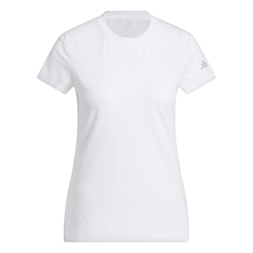 adidas Women's W Ultt Short Sleeve Performance Polo Shirt White