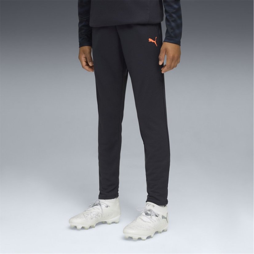 Puma Individual Cup Tracksuit Bottoms Juniors Navy/Orange