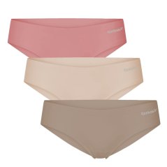 Reebok Womens 3 pack Briefs Susie Grey/Pink/Pink