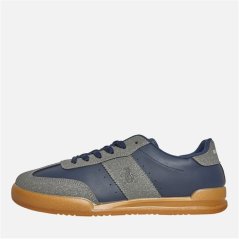 Original Penguin Giovanni Trainers Charcoal Navy
