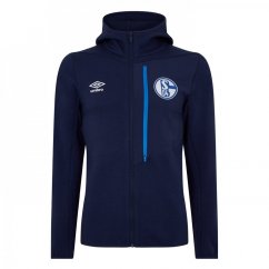 Umbro Schalke 04 Pro Fleece Jacket Peacoat