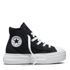 Converse Kids' Canvas High-Top Trainers Black/White