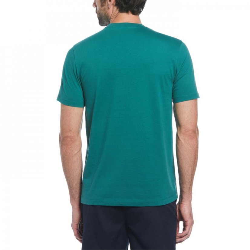 Original Penguin Tipped Ringer T Shirt Antiq Green 361