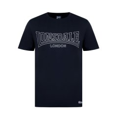 Lonsdale Tee Shirt Mens Black