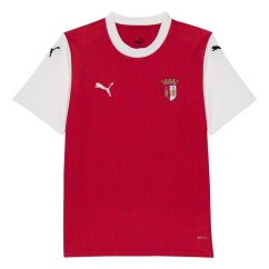 Puma S.C. Braga Home Shirt 2024 2025 Juniors Red