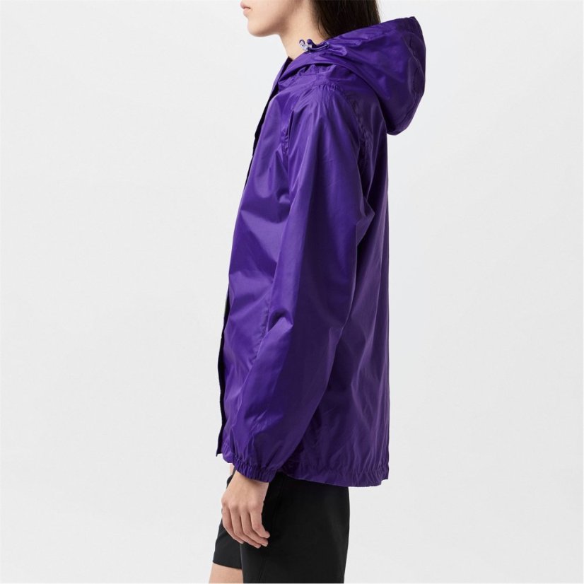 Gelert Womens Packaway Hooded Packable Waterproof Jacket Gelert Purple
