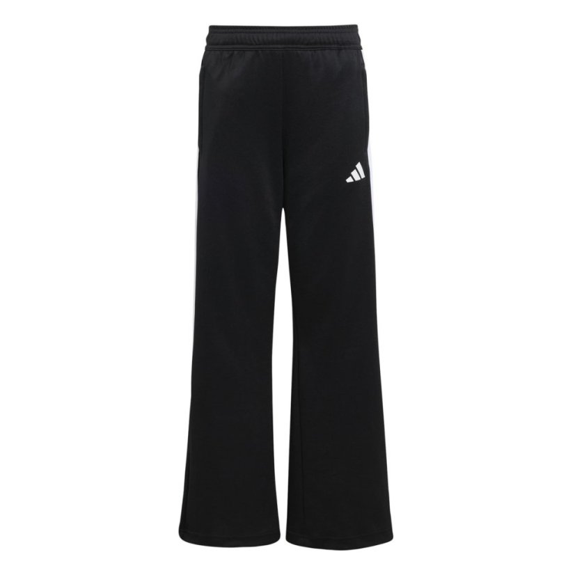 adidas House of Tiro Colors of Football High-Waisted Wide-Leg Joggers Juniors Black/White