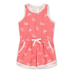 Reebok Kids' Lockup Playsuit Strawberry