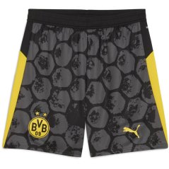 Puma x KidsSuper Borussia Dortmund Home Shorts 2025 2026 Adults Black/Yellow
