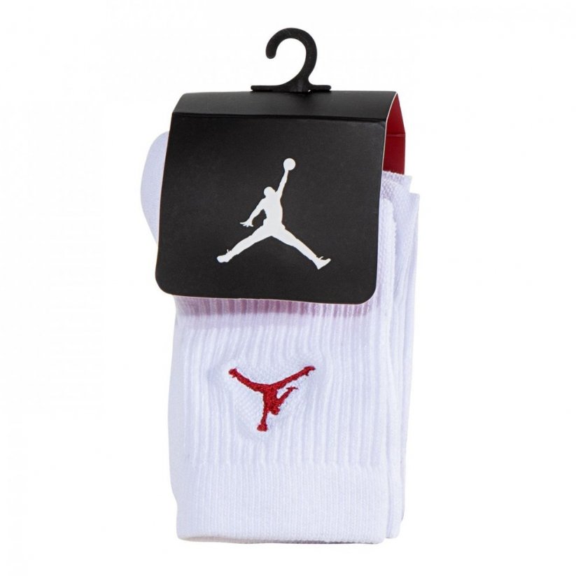 Air Jordan 3 Pack Crew Socks Children's White