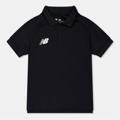 New Balance Kids' Short-Sleeve Performance Polo Shirt Black