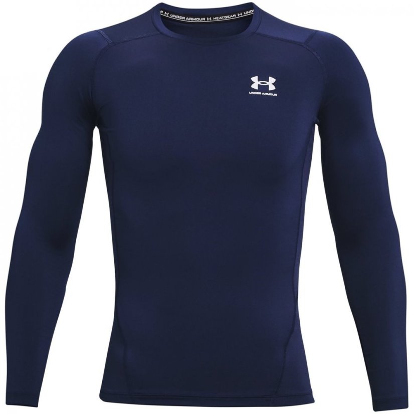 Under Armour HeatGear® Long Sleeve Men's Navy/White