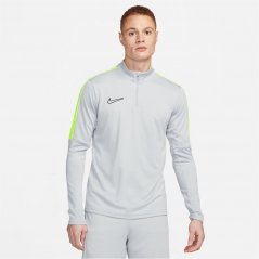 Nike Dri-FIT Academy Men's Soccer Drill Top Silver/Volt