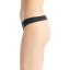 adidas Womens 3 Pack Thongs Black