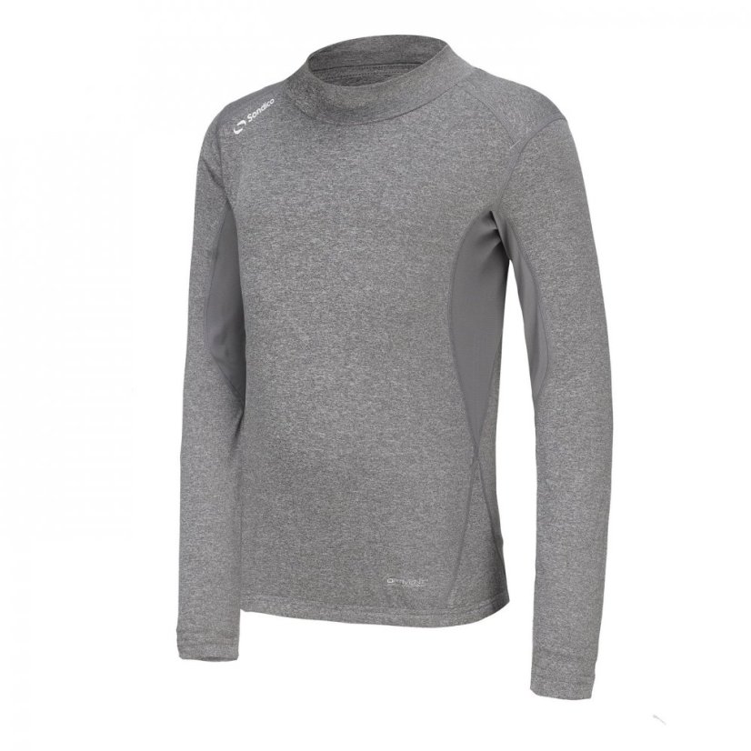 Sondico Mock Neck Baselayer Juniors Grey